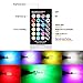 KNRAGHO LED Atmosphere lights, T10 W5W RGB LED Bulbs with Remote Controller RGBW 501 194 168 6SMD 5050 Silicone Strobe light Use for Reading light,/Roof light/Trunk light/Interior light