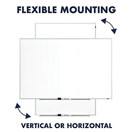 5 Quartet+Dry+Erase+Whiteboard+Aluminum+75123