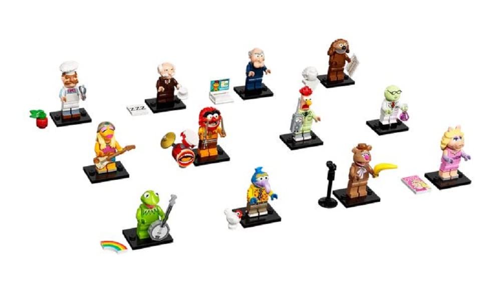 LEGO Muppets Series 1 Complete Set of 12 Mini Figures, 71033 (Boxed)