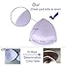 Nimiah Bra Pads Insert 3 Pairs Sewn Edge Bra Inserts AB, CD, DE Cups | Swimsuit Replacement Pad Beige Black White Optional
