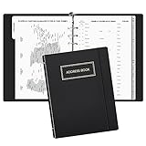 SUNEE Refillable Address Book with Alphabetical