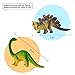 KeepRunning 15 Pack Educational Dinosaur Toys - Kids Realistic Toy Dinosaur Figures for Cool Kids and Toddler Education