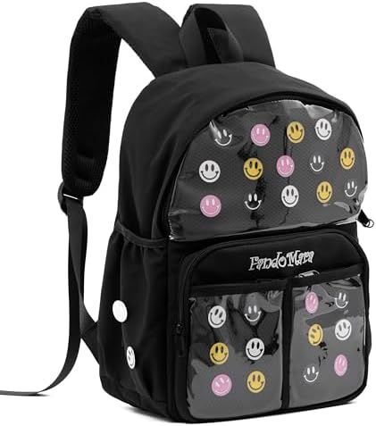 Ita Backpack Double Window Display Bag with Insert for Pins Cosplay Concert Ita Bag, Pin Display Bag, Ita Backpack, Pin Trading, Window  main image 3