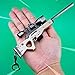 Azlink Gun Keychain Pendant For Pubg Player Bartley Bolt-Action Sniper Rifle Legendary Guns Toys Heavy Shotgun Model Alloy Metal Sniper Rifle Keychain Game Party Supplies Collection Gift