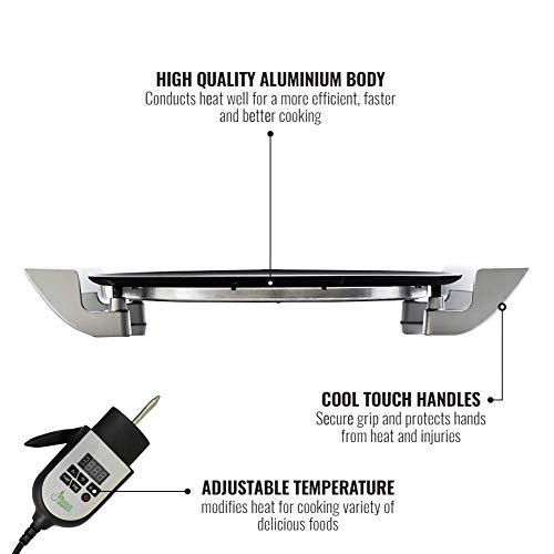 Addis Griddle (Mitad/Mogogo) 16 inch Digital Electric Griddle for