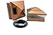 6X6 Outdoor Solar Powered Copper Color Fence Post Cap Deck Railing Lights For 6x6 Wood Post With 5-SMD LED's (2-Pack)