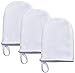 Sinland Microfiber Face Cleansing Gloves 3-Pack Reusable Facial Cloth Pads Makeup Remover Glove