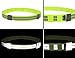 EvoLike Premium Reflective Wristbands/Belt/Armbands/Ankle Bands (4 Pack / 2 Pairs + 60 pcs Free Reflection Stickers Included) Yellow/Green