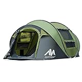 AYAMAYA Camping Tents 3-4 Person/People/Man Instant Pop Up Easy Quick Setup