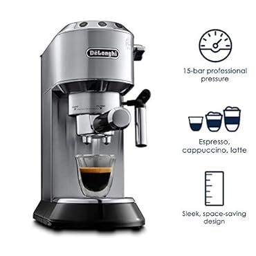 De'Longhi EC680M Espresso, Stainless Steel, Metallic | TexasWaterHeaters911