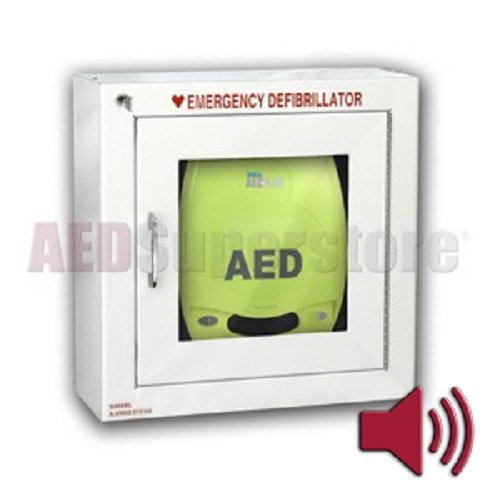 ZOLL 80000855 AED Wall Cabinet, 17w x 9 1/2d x 17h, White
