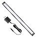 WORATON Under Cabinet Lighting,Touch On/Off Function,3000K Warm White Kitchen Cabinet Lighting, 33 LED Light Bar for Wardrobe,Closet,Shelf, Under Counter Lighting(1 Pack)