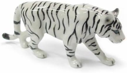 Northern Rose White Tiger Figurine
