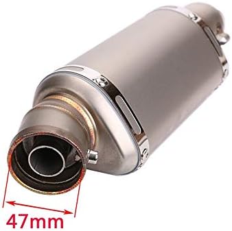 ZHANGBIN Compatible Yamaha Replacement forYZF-250CC/300CC Motorcycle Muffler Stainless Steel Exhaust Pipe Locomotive Accessories (Color : B-364MM)