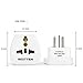 [2 Pack] BESTTEN Travel Adapter for China, Australia, New Zealand, Argentina (See List), Type I, 3-Pin Grounded Plug and 3-Prong Tamper-Resistant Socket