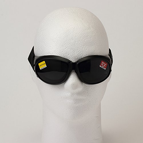 Bobster Cruiser Goggles,Black Frame/Smoked Lens,one size