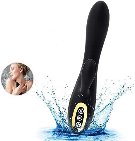 Ĝ śpōtter Rabbit Vib˘ra˘ńt˘or Síx Toys for Woman Ċ˘li˘tóiřs Viginál Ḏ'li\đó 7 Speed Silicone Waterproof Rechargeable Ḁdúlllt