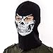 Ghost Mask Skeleton Mask Bandana Ghost Skull Full Face Ghost Hoods Balaclava Costume Headwear Tactical Hood for Cosplay Party Halloween Cycling Skiing Hunting Paintball Airso