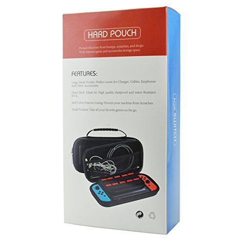 image for Nintendo Switch Accessories, Portable Travel Protective Storage Bag, C
