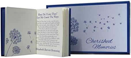 Memory Box with Book of Comfort Verse deigned as a Bereavement Gift or Keepsake in Memory of a Loved One