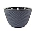 1 Black Leaf Teacup Saucer + 1 Black Polka Dot Hobnail Japanese Cast Iron Tea Cup Teacup(G15369,G15381) ~ We Pay Your Sales Tax