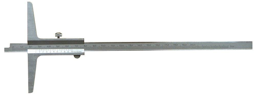 Precision Depth Calliper 150 mm DIN 862 Stainless Steel, Measurement Tool, Thickness Gauge Caliper