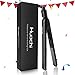 Huachi Flat Iron Travel Portable Ceramic Hair Straightener Titanium, Ionic Dual Voltage Hair Iron with 30-minute Auto Shut Off Function, Adjustable temperature 446F Salon High Heat, 1 inch