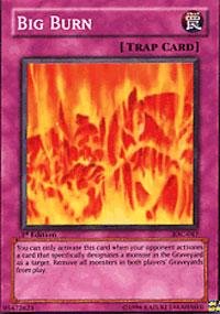 Yu-Gi-Oh! - Big Burn (IOC-047) - Invasion of Chaos - 1st Edition - Super Rare