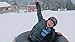 Ultimate Towable Snow Tube Sled and Heavy Duty Cover (50