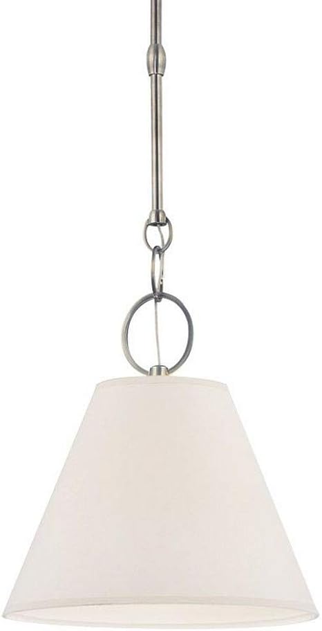 Altamont - Lámpara de techo colgante (1 luz, acabado en níquel