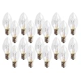 PINCHUANG 18 Pcs 15Watt Salt Lamp Light Bulbs for Scentsy Plug-in Nightlight Wax Warmers Diffusers Candle Warmers, Long Lasting Incandescent Replacement Light Bulbs(E12 Socket,120 Volt)