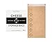 Formaticum Cheese Storage Bags With Wax Paper & Adhesive Labels - Porous Brown Wrapping Sheets 6 x 11 (15 x Bags, Sheets & Labels)