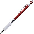 オート OHTO MS01 Mechanical Pencil, High-Functionality All-Metal Aluminum and Brass Body Drafting Pencil, 0.5mm, Red, MS01-SP5-RD