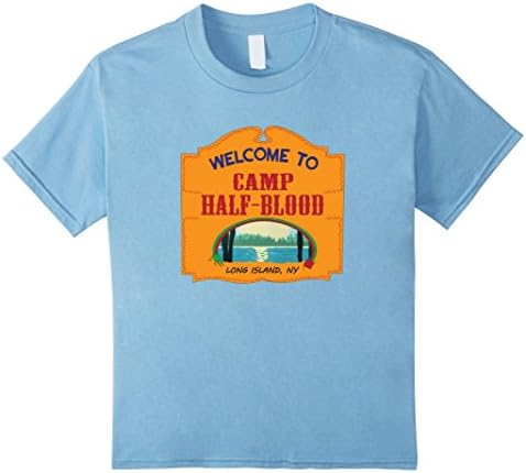 Kids Camp Half-Blood Shirt 8 Baby Blue