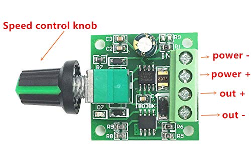 2 /Package PWM motor governor DC1.8V 3V 5V 6V 12V 2A DC motor governor Variable speed pulse width modulator
