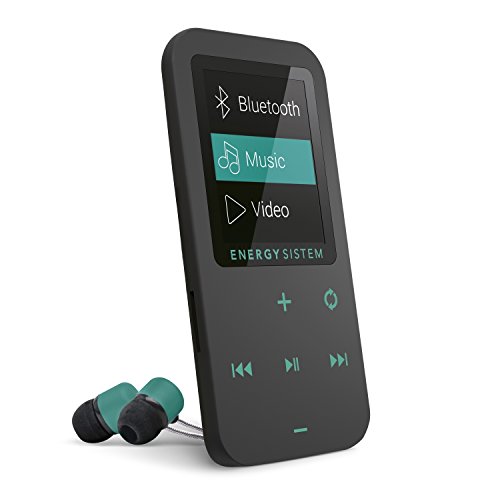 Reproductor MP4 (Bluetooth, 8 GB, botones táctiles, radio FM, microSD)