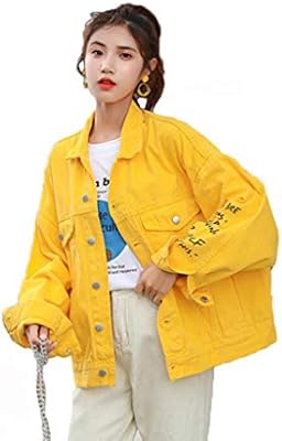 dark yellow denim jacket