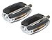 krate Pedals 1/2" Black/Chrome. Bike pedals, bicycle pedal, for lowrider , beach cruiser, chopper, limo, stretch bike