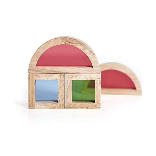 Guidecraft Jr. Rainbow Block 20 Piece Set