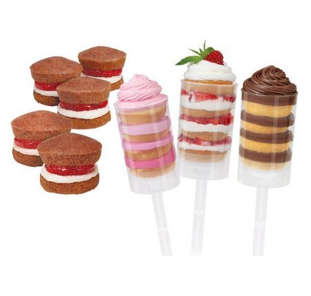 ASIBT Round Shape Clear Push-Up Cake Pop Shooter (Push Pops) Plastic Containers with Lids, Base & Sticks, Pack of 24 4 ASIBT Round Shape Clear Push-Up Cake Pop Shooter (Push Pops) Plastic Containers with Lids, Base & Sticks, Pack of 24 - Image 5