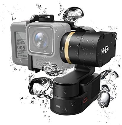 FOMEIL WG2 3-Axis Wearable Gimbal, IP67 Waterproof with 360 Degree Panning Tilting and Bluetooth Control, for Action Camera GoPro Hero 5/4, Yi 4K, AEE, SJCam etc