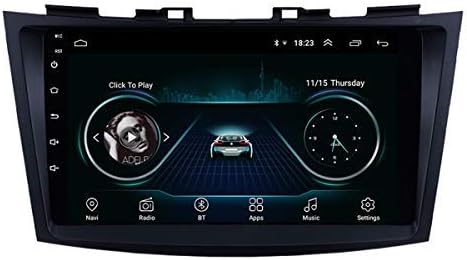 9 inch Android 8.1 Touchscreen GPS Navi Stereo for 2011-2013 Suzuki Swift with WiFi Bluetooth Music USB AUX Support DAB SWC DVR