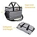 ENIBON Collapsible Cooler Lunch Bag, 25L Portable Insulated Cooler Bags with Easy-Opening Design Leakproof Lunch Box for Travel, Picnic, Car, Beach and Outdoor Activities, Greythumb 2