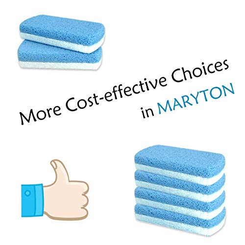 Double Sided Pumice Stone for Feet Hard Skin 100% Siliglass Callus Remover, Exfoliates Feets & Smooths Skin