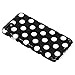 Lartin Soft Flexible Jellybean Gel TPU Case for iPhone 8 Plus/iPhone 7 Plus/iPhone 6S Plus/iPhone 6 Plus (Black White Dots)
