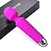 Meili Wireless Therapeutic Massager Power Vibrator Wand Waterproof with Multi-Speed,Muscle Electric Massagers-Pink