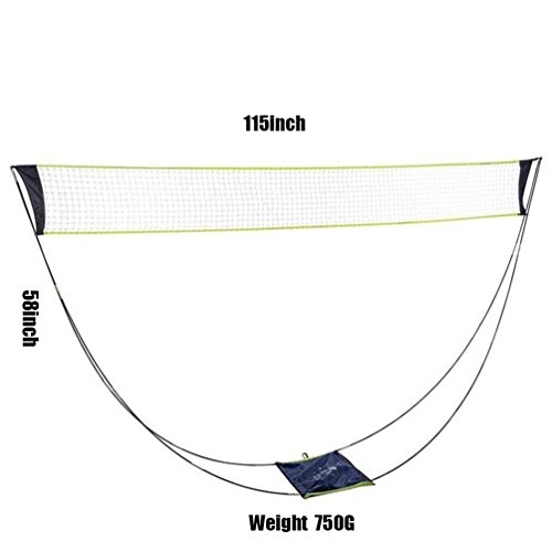 image for ASeeker Detachable Badminton Net Badminton Set Portable Badminton Acce