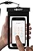 Kobert Waterproof Cell Phone Case - Dry Bag Pouch for Apple iPhone 8, 8 Plus, X, 6s, 6s Plus Samsung Galaxy s7, s7 Edge, s6, s6 Edge, Any Phone up to 6 Inches - Lanyard and Stylus