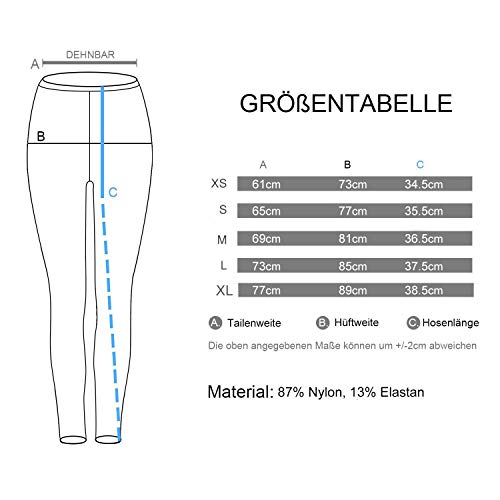 Persit Korte sportlegging voor dames, yogabroek, workout shorts, hoge taille, sportlegging met zakken - Image 8