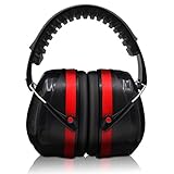 Hearing Protection, Safety Ear Muffs EN352-1 Shooters Hearing Protection Adjustable Padded Head Band & Swivel Ear Cups, Ear Defense by Warmhoming